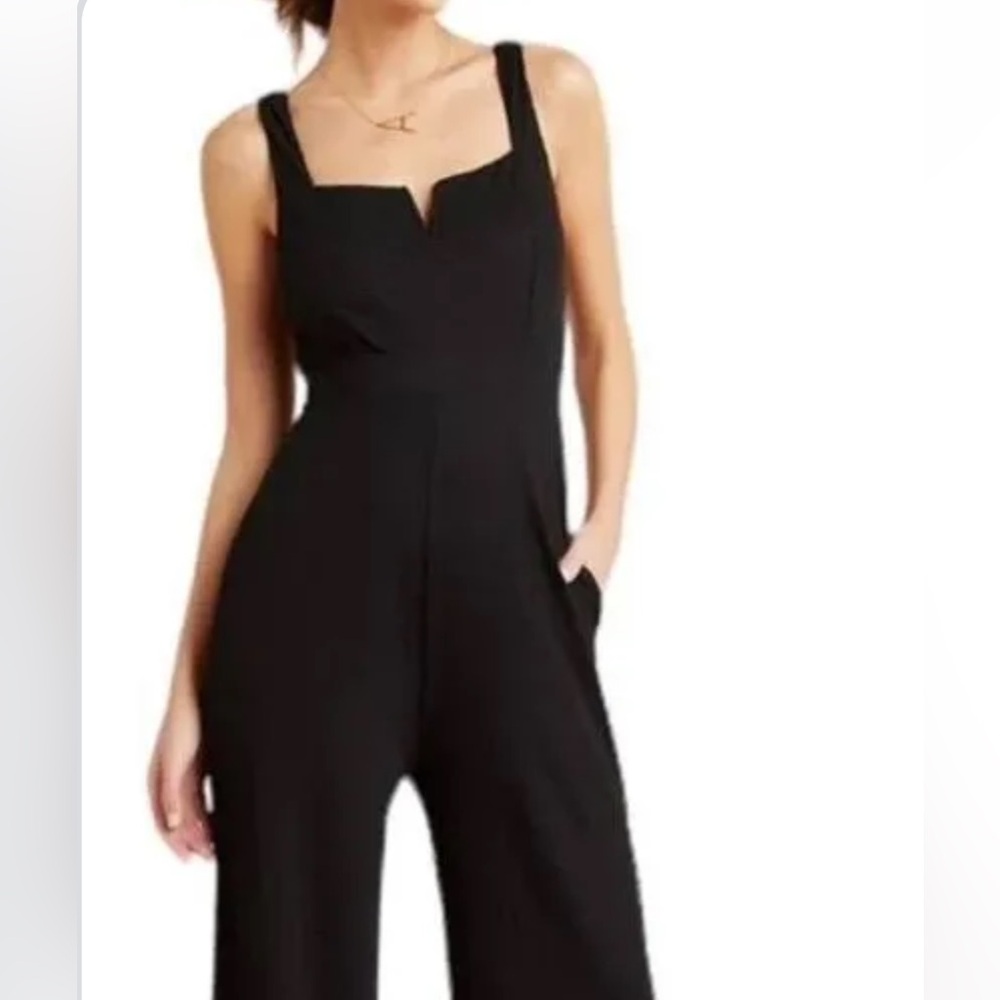 L Space Ribbed Black Jumpsuit